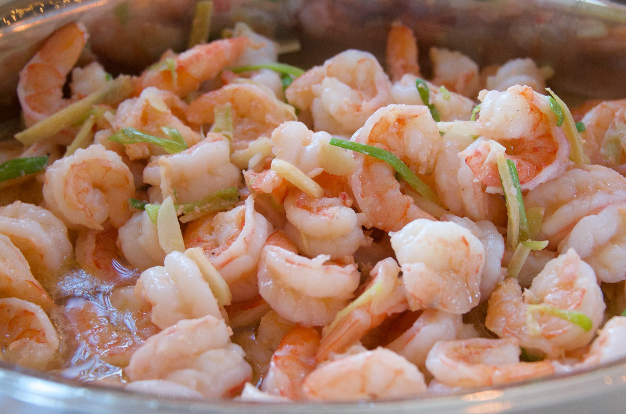 ginger-scallion shrimp