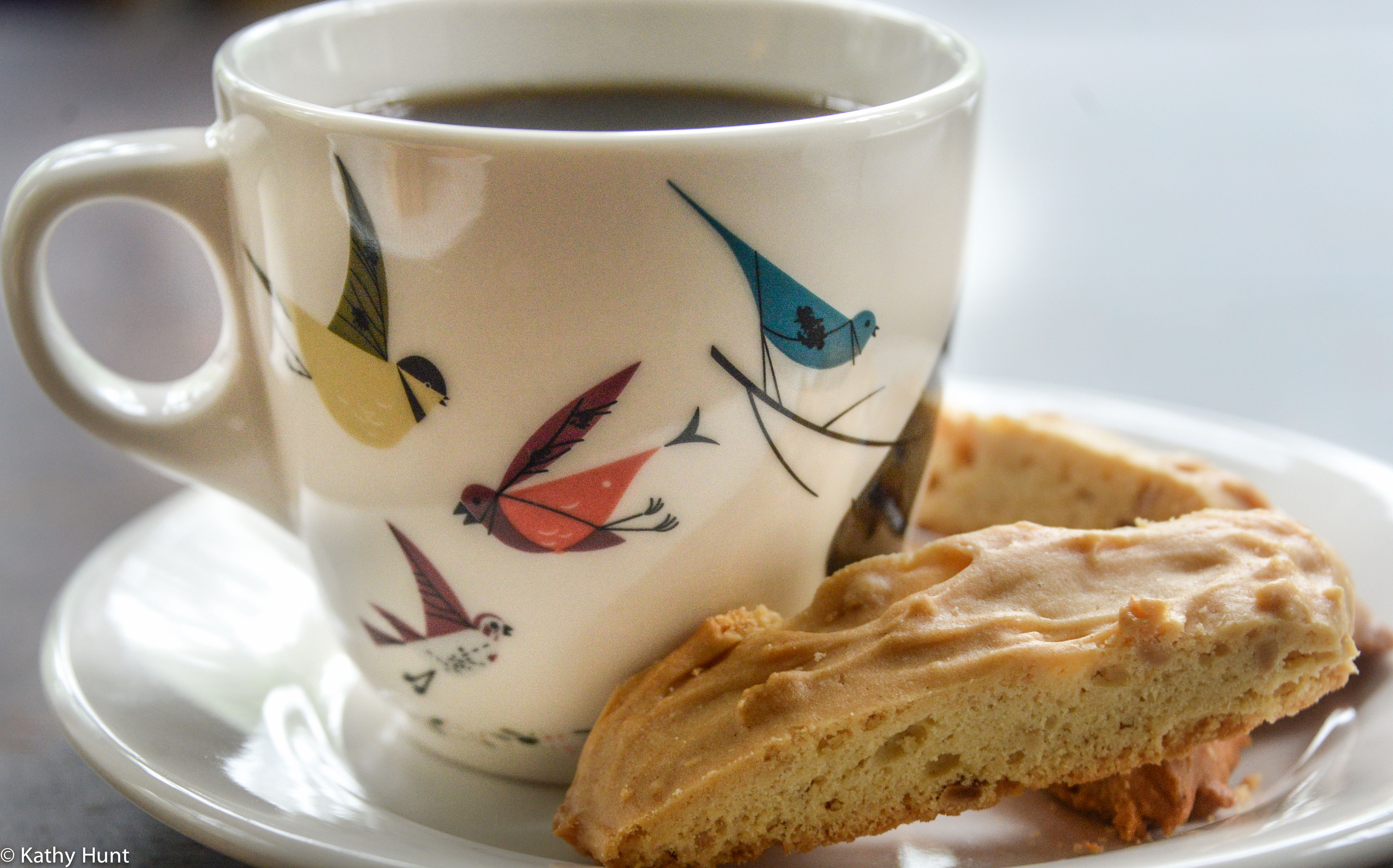 Coffee and almond rusks