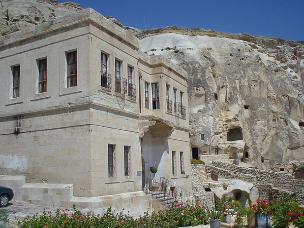 Town of Urgup in Cappadocia region of Turkey