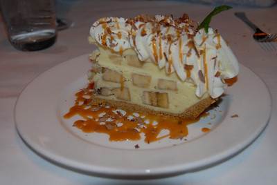 Banana cream pie at Emeril's New Orleans Fish House