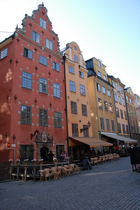 18th century buildings of Gamla Stan, Stockholm