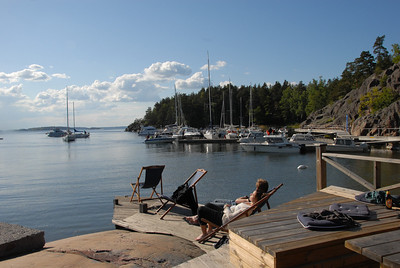 View from the cafe on Grinda