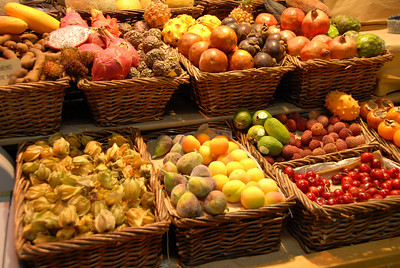 Exotic fruits at Hotorgshallen