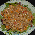 Lentil salad at the Portland Museum of Art