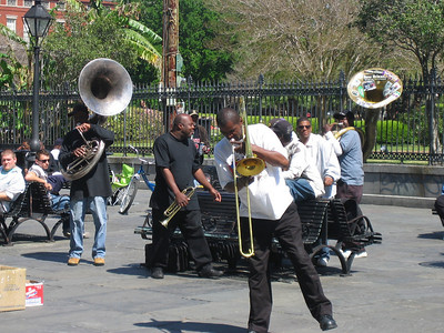 Musicians in Jackson Square