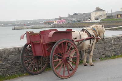 Horse cart in Kilronan, Inishmore