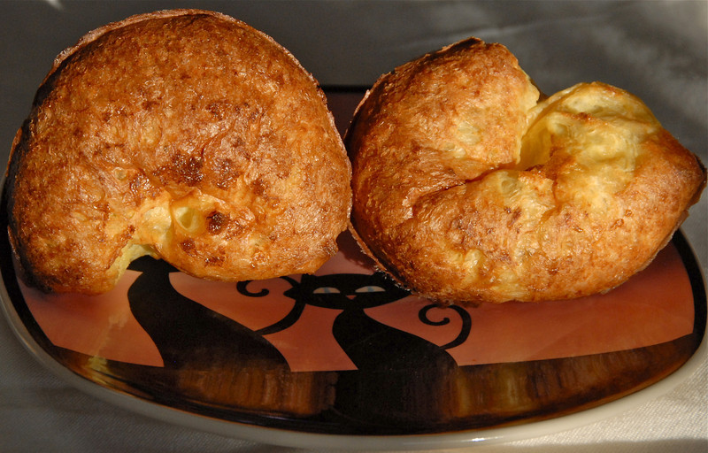 popovers on a plate