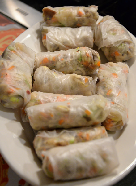 Uncooked spring rolls