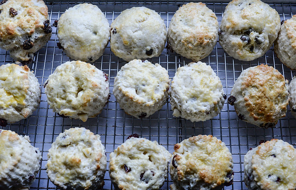 cooling the scones 