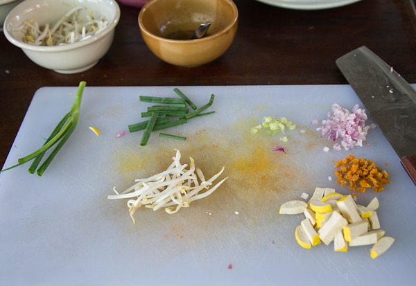 Ingredients in pad Thai