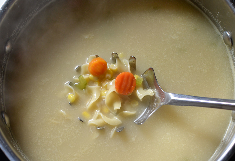 chicken noodle soup 
