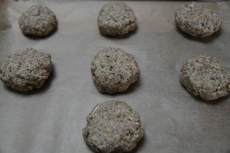 Burgers formed and ready to be baked