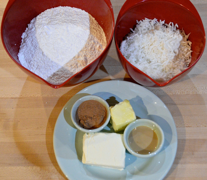 Ingredients for Irish potato candy