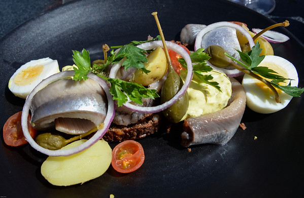 pickled herring platter