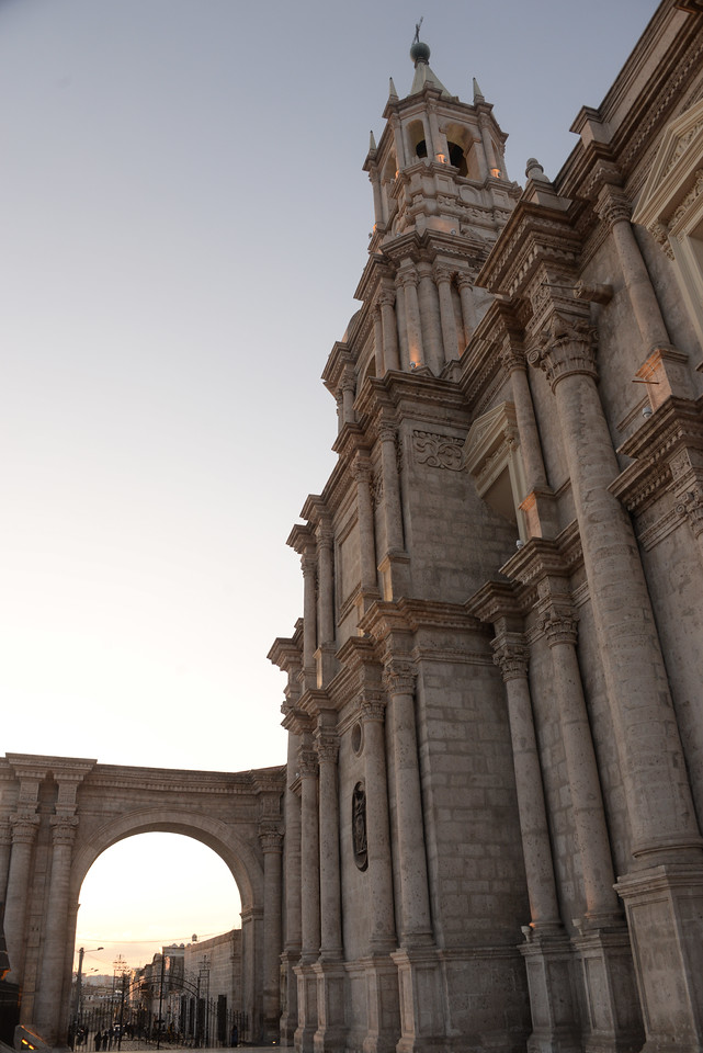 Arequipa at dusk