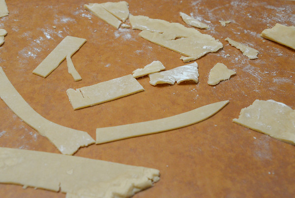 Scraps of pie dough