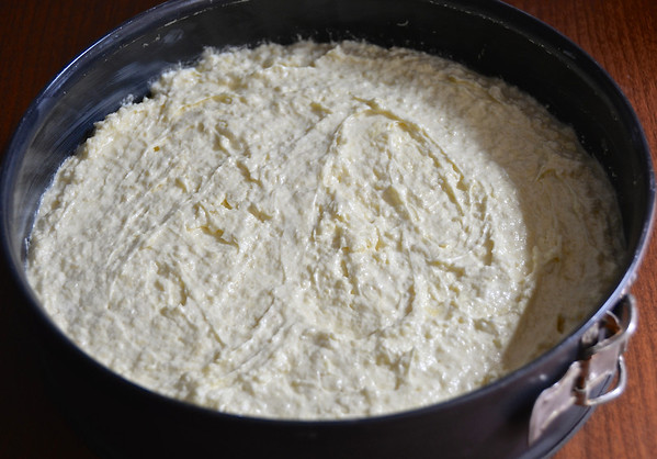 batter in the springform pan