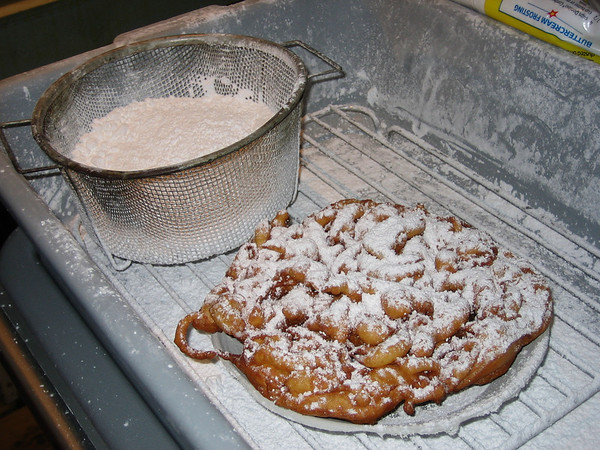 hot funnel cake